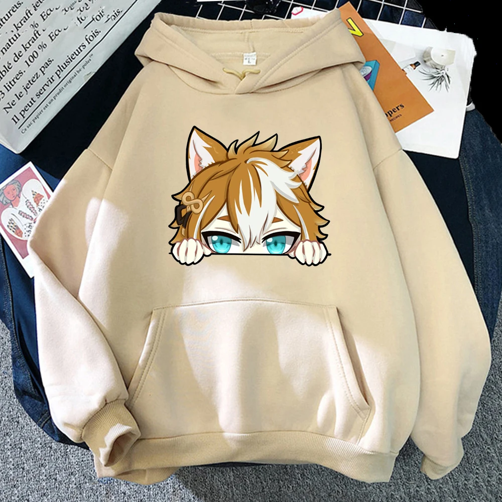 

Gorou Genshin Impact Gorou Hoodie Women Men Kpop Kawaii Anime Sweatshirts Moletom Pullover Tops Gothic Harajuku Y2k Sudaderas