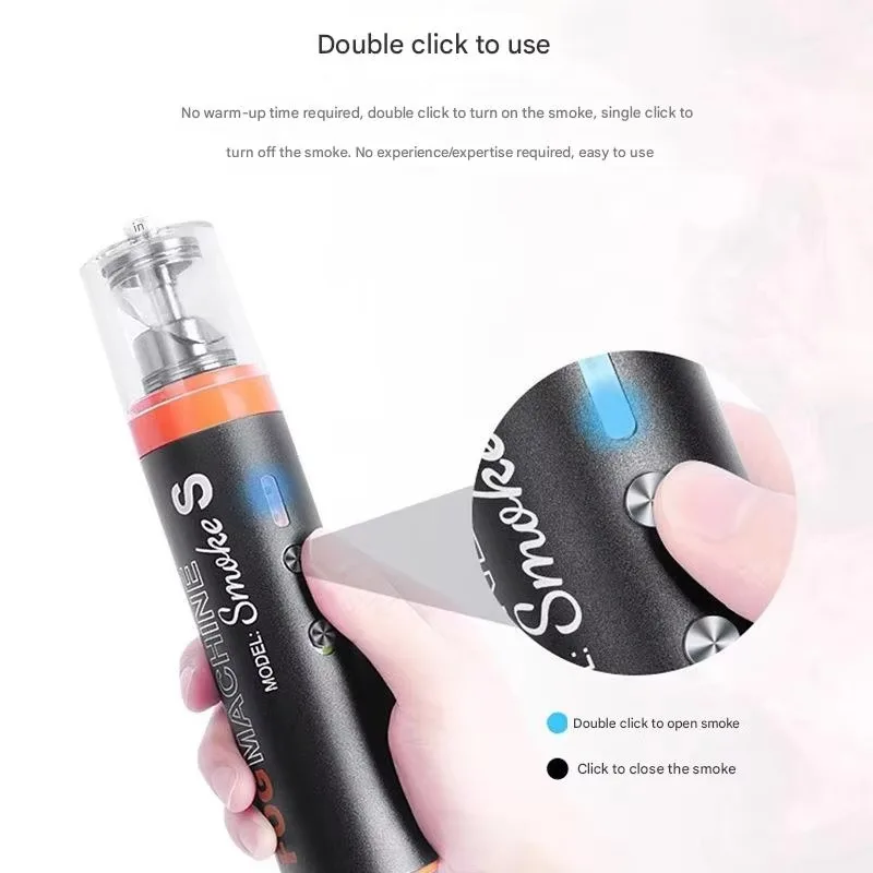 Smoke machine 30w portable handheld dry ice low fog machine photography stage effect