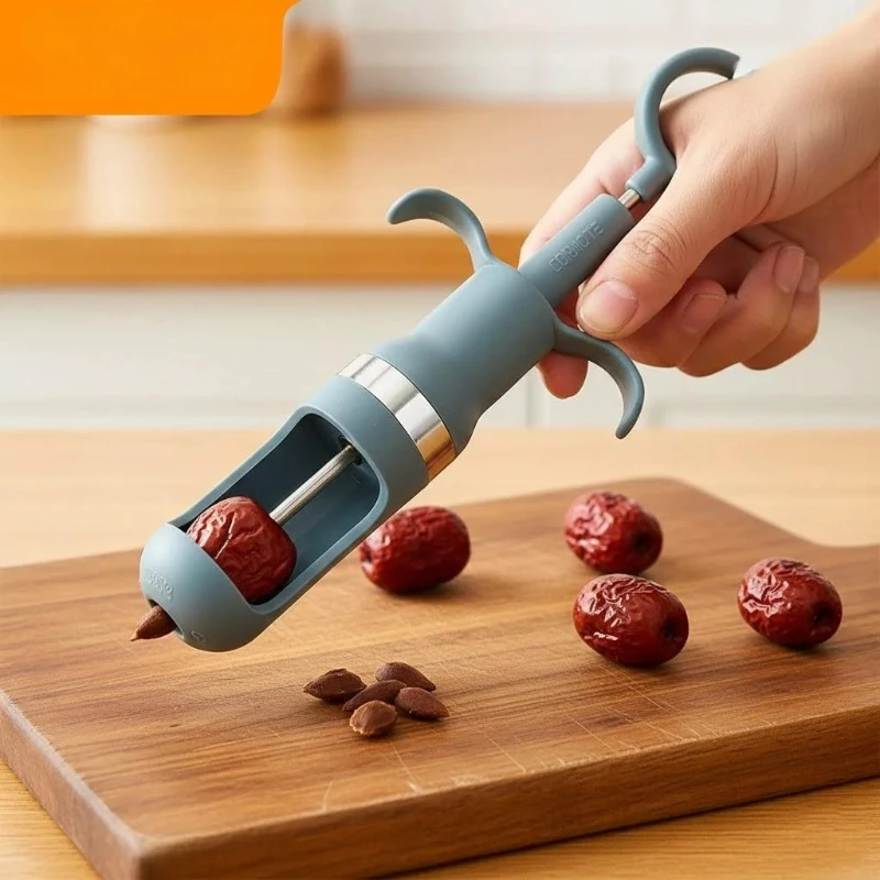 1/2Pcs Multifunctional Cherry Olive Pitter Tool Cherry Seed Remover Fruit Stone Remover Cherry Stoner Kitchen Tool for Easy