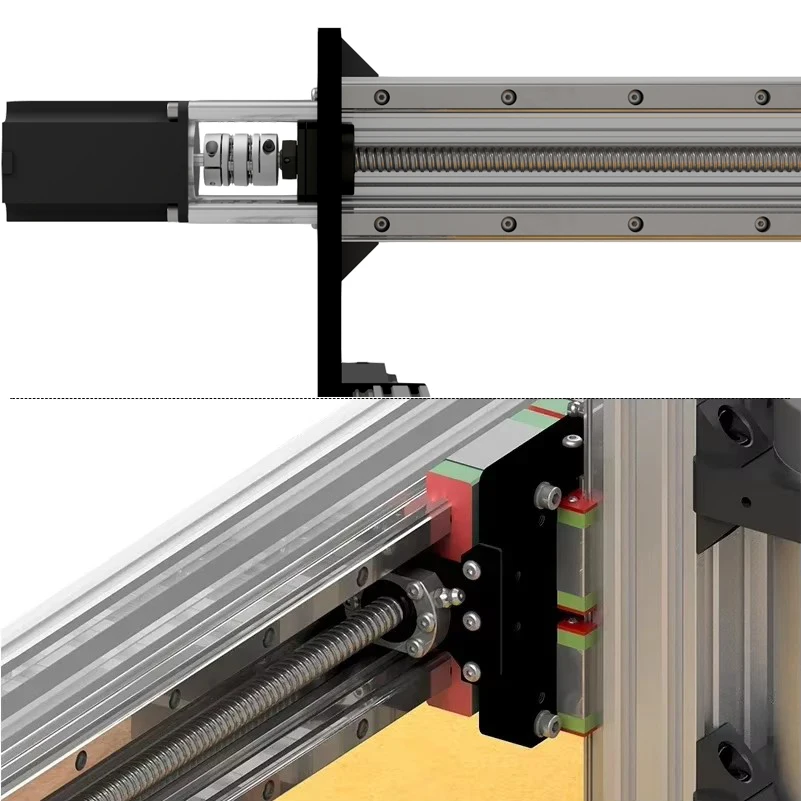 BulkMan3D ULTIMATE Bee Router CNC a 4 assi XPROV5 GRBL HGR Guide SFS1210 Viti a sfera per legno Metallo Plastica Incisione Taglio da 50 pollici