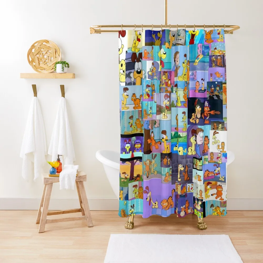 

Odie Overload Shower Curtain Modern Showers For Bathroom Bathroom Fabric Modern Bathroom Accessories Anime Curtain