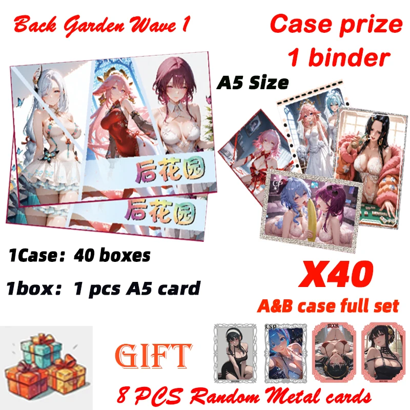 

Wholesale 2025 Newest Goddess Story A5 Size Back Garden Wave 1 Acrylic Card Board Waifu Glass Yae Miko Doujin Toys Artboard Gift