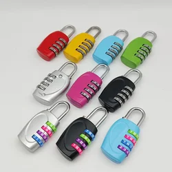 4 Digit Password Lock Zinc Alloy Password Padlock for Door Gym Drawer Trunk Cabinet Gift Code Resettable 1PCS