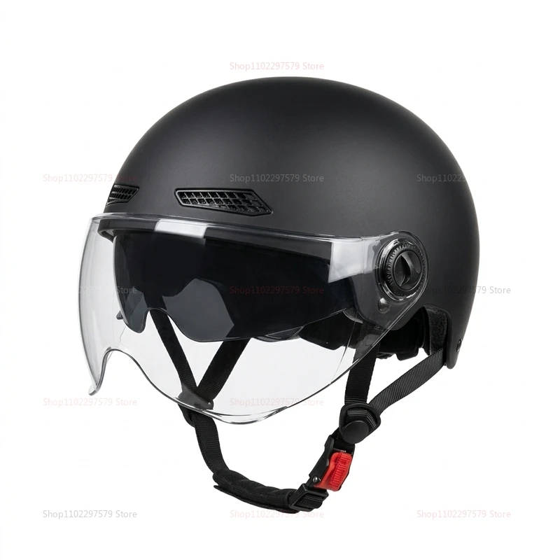 Motorhelm voor heren met ademend comfort, 3C gecertificeerde veiligheidsuitrusting voor fietsen, elektrische scooters en zomerse ventilatie tijdens het rijden - afbeelding 2