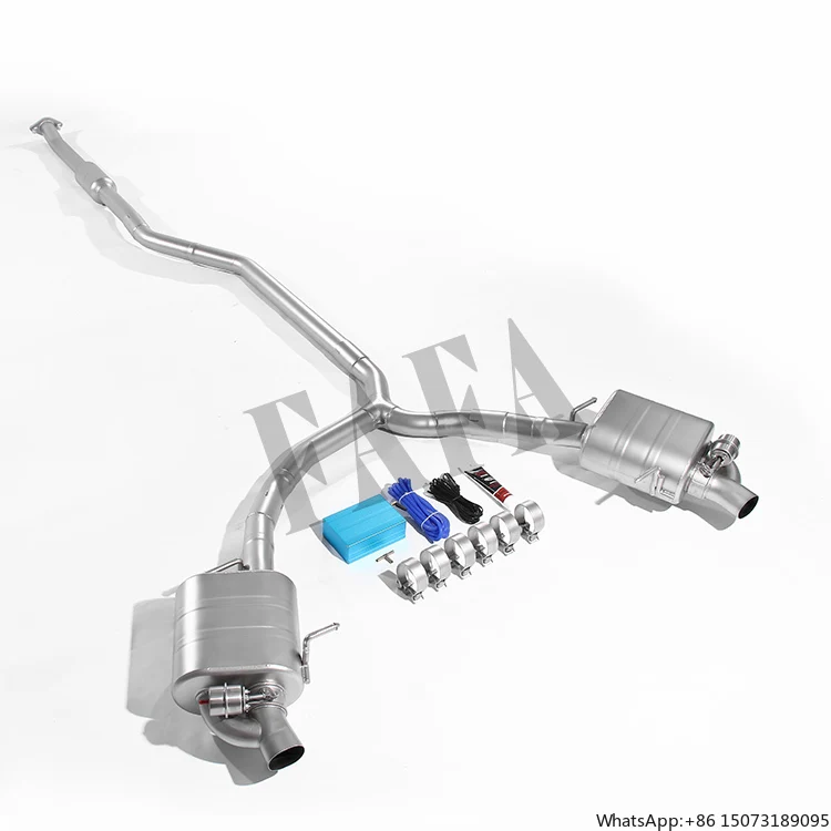 

For Edge Car Exhaust System Mid-tail High-performance Cat Back Exhaust Pipe Electric Valve Muffler Exhaust