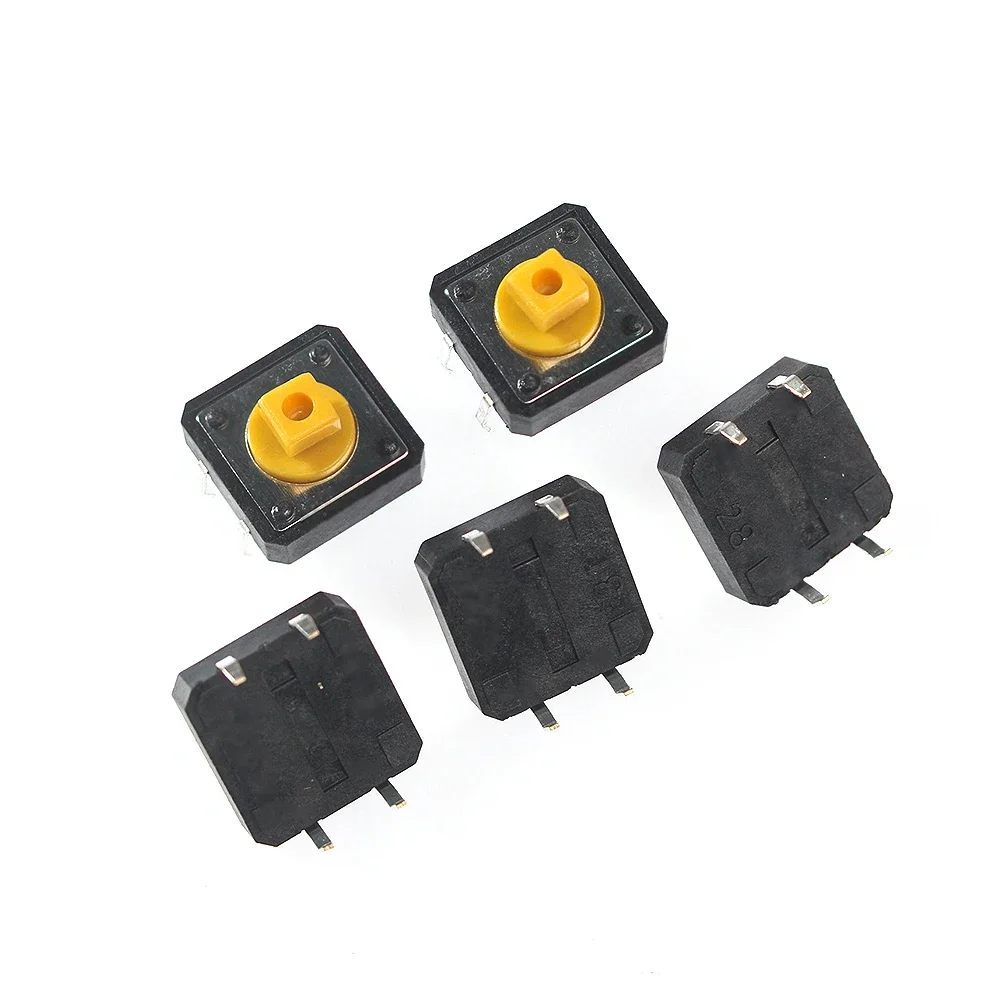 Tact Botão Interruptor para TV Brinquedos, Touch Component Kit, DIP SMD Micro Switch, Uso Doméstico, 25 Valores, 125Pcs