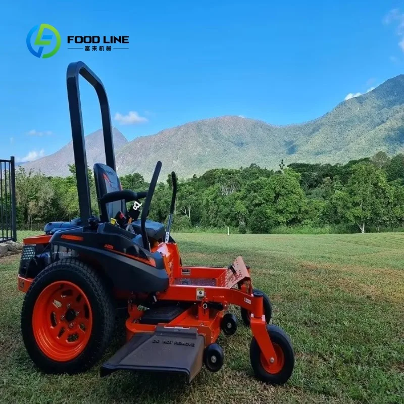Customized F3710 Zero Turn Rotary Lawn Mower, 1800W High Power Grass Cutting Machine with Collection Grass Box