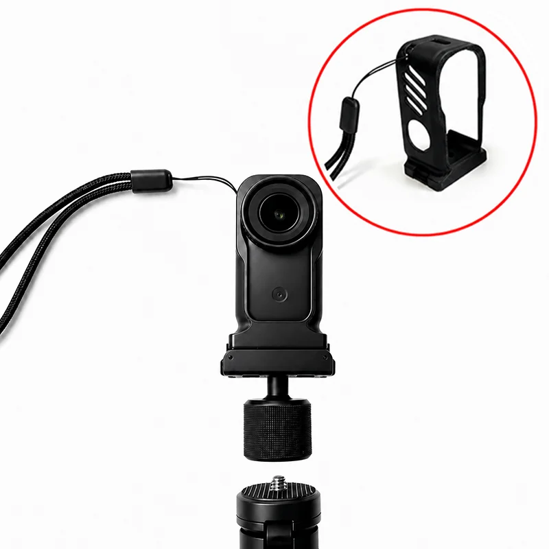 1 Étui de protection pour DJI Osmo Nano, imprimé en 3D, avec clip vertical, base magnétique, trépied et filetage 1/4 pour refroidissement