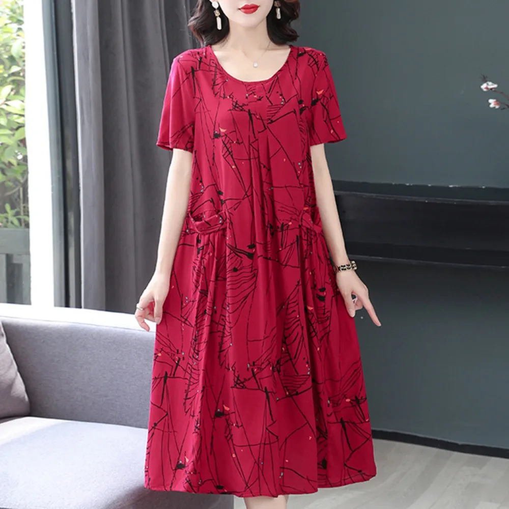 

Vintage Dress for Women Streetwear Summer Women Clothing Y2k Clothes Fashion Casual Elegant Loose Comfortable Vestido De Festa