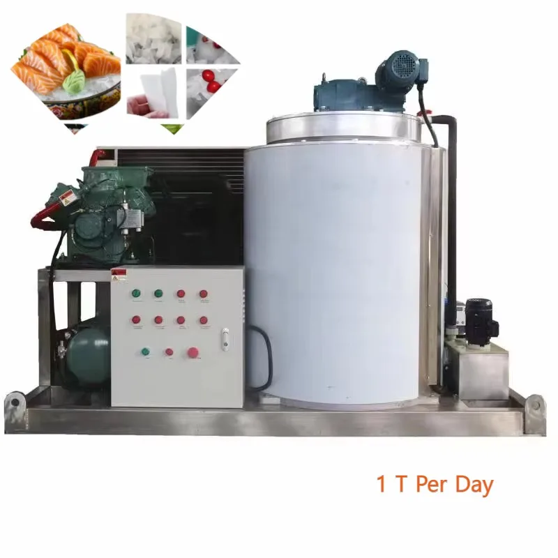 

Fresh Water Flake Ice Machine 0.3 Ton 25 Ton Daily Output Air Cooled Water Cooled for Supermarket & Food Processing Customized