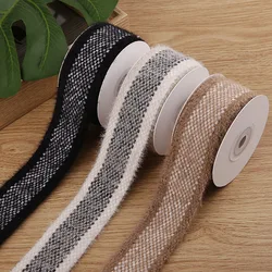 5 Yards 40MM Velvet Knit Ribbons Hair Bows DIY Crafts Handmade Accessories Clothing footwear Hat Materials