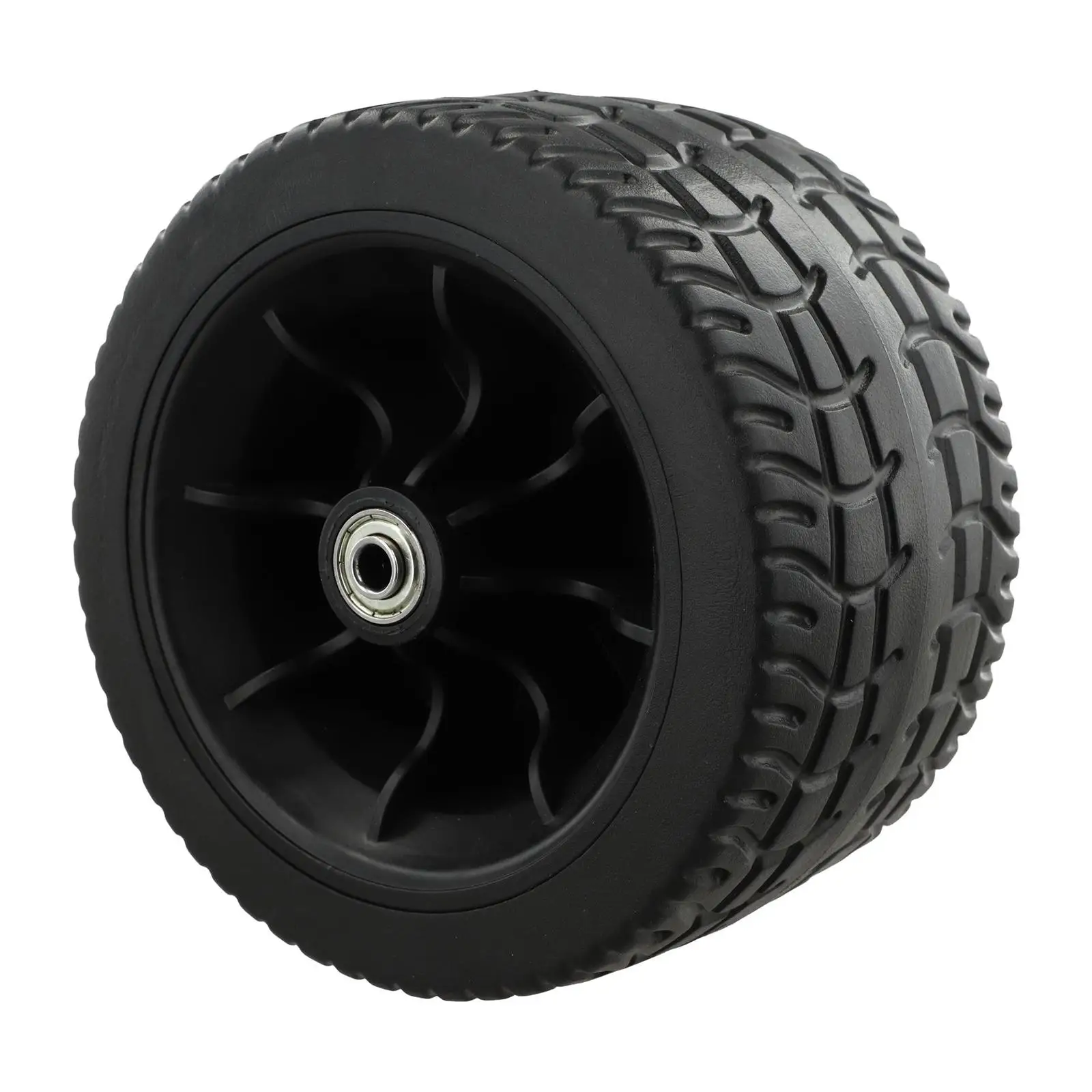 جديد العملي عجلة الإطارات محامل مزدوجة طويلة الأمد بو المواد 155*10 سنتيمتر 6*4in جميع التضاريس عالية الجودة #5