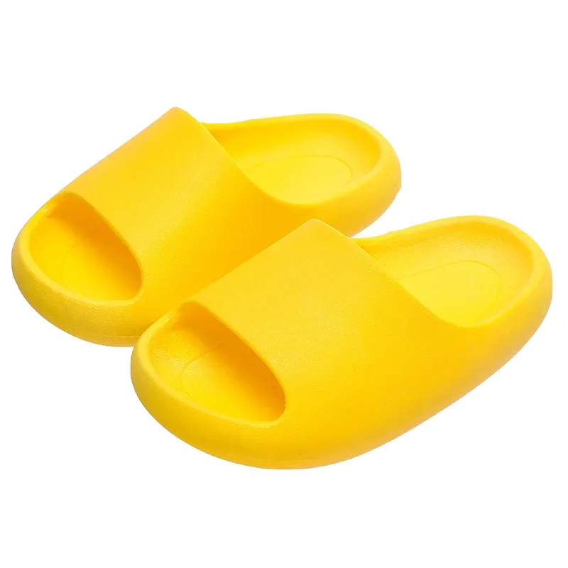 Children\'s solid color slippers summer girls indoor home bath children slippers outside