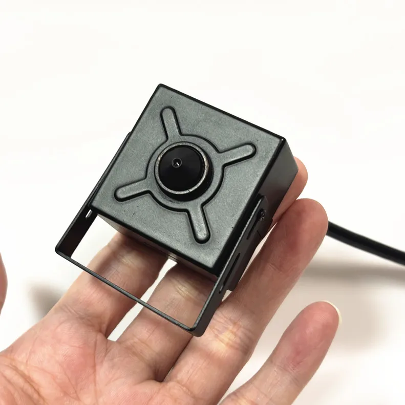 Camhipro Micro 4K 8MP Wifi PoE Starlight Senor Pin Hole Cube Square Mini IP Camera For Indoor Forensics Industry Use