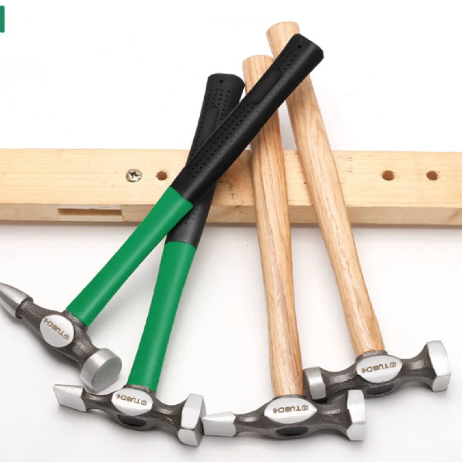 7 Pieces Auto Body Hammer Set Wood Handle Panel Beating Tool Kit Damage Repair Hammer Set Heavy Duty Sheet Metal Shaping Kit view 6
