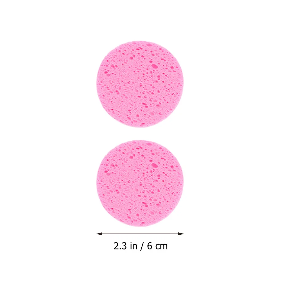 50 szt. Gąbek do oczyszczania twarzy, celluloseowych gąbek do demakijażu, złuszczających gąbek do pielęgnacji skóry, do mycia twarzy, puderki do pudru