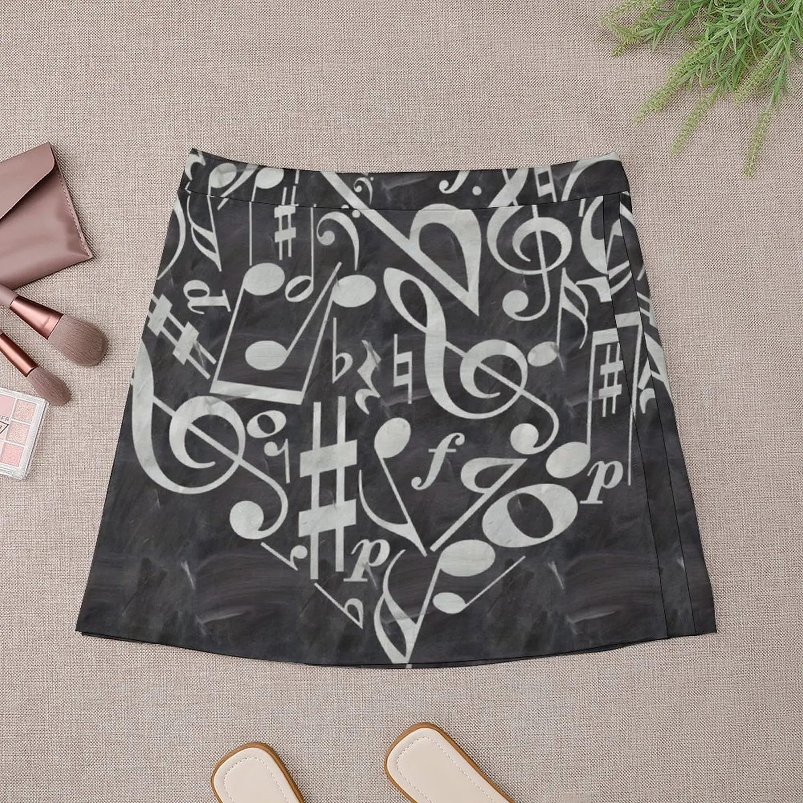 Musik Minirock Kleidung Luxus Damen Röcke