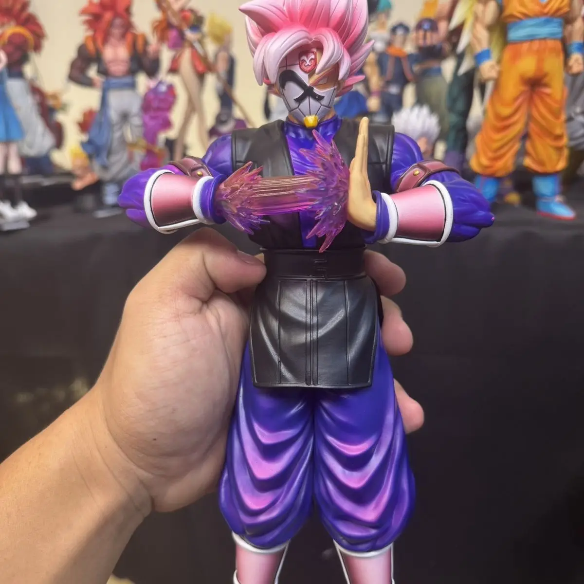 

Dragon Ball Super Saiyan Son Goku Pink Zamasu 30cm Anime Collectible Model Decoration Doll Action Figure Toy For Children