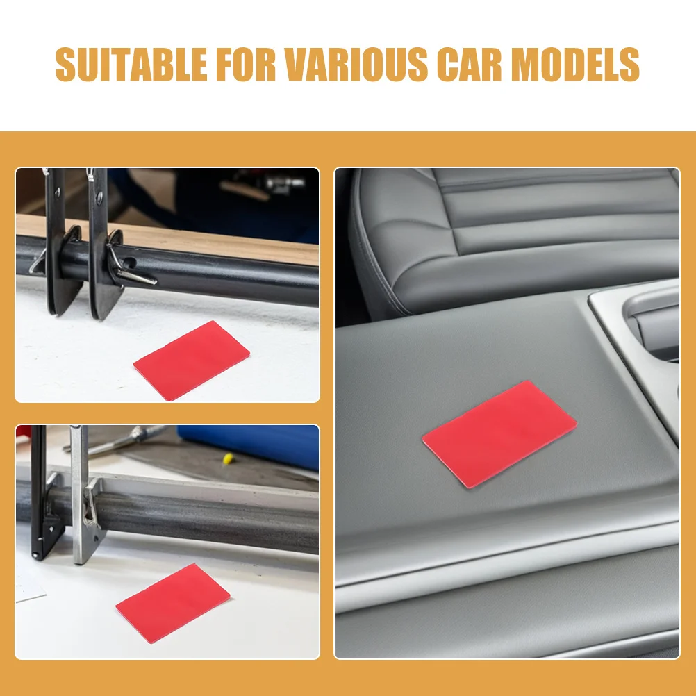 2 個の自動車用雨感知フィルムフロントガラスワイパー起動ステッカー大雨中の明瞭な視界自動応答車