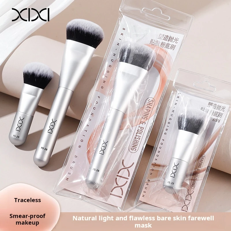 Herramientas de maquillaje de primera calidad, brocha para base, brochas de maquillaje profesionales para una aplicación impecable de polvo líquido