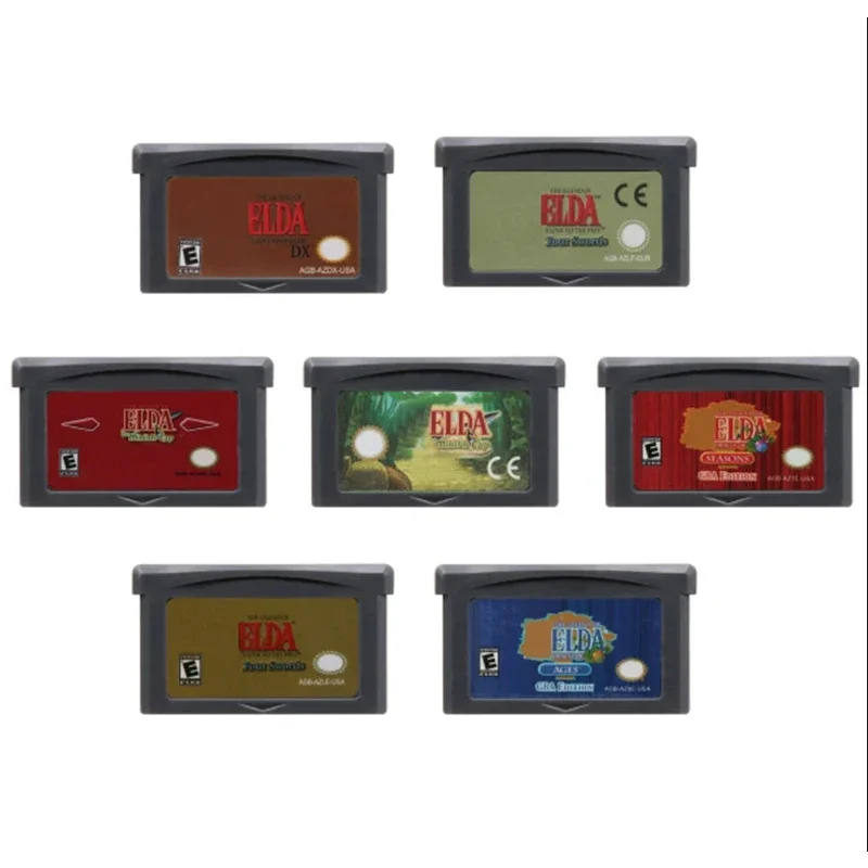 

Игровой картридж GBA, 32-битная игровая консоль, карта Zeld Awakening DX The Minish Cap, Oracle of Ages Seasons, мечи США/EUR для DS