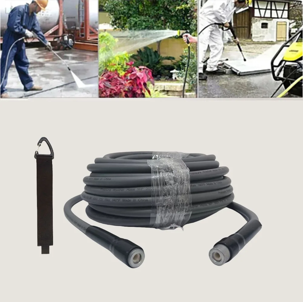 High-pressure cleaning machine hose,Ultra flexible car wash hose,suitable for some of Sterwins/Daewooand extension hose M22-15mm