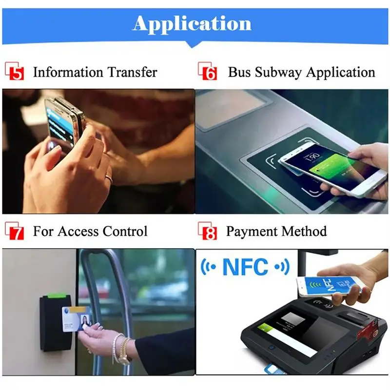 NFC Tag Nfc216 Label 216 Stickers Tags Badges Etiket Sticker 13.56 mhz Voor Huawei Delen Ios 13 Persoonlijke Automatisering Snelkoppelingen