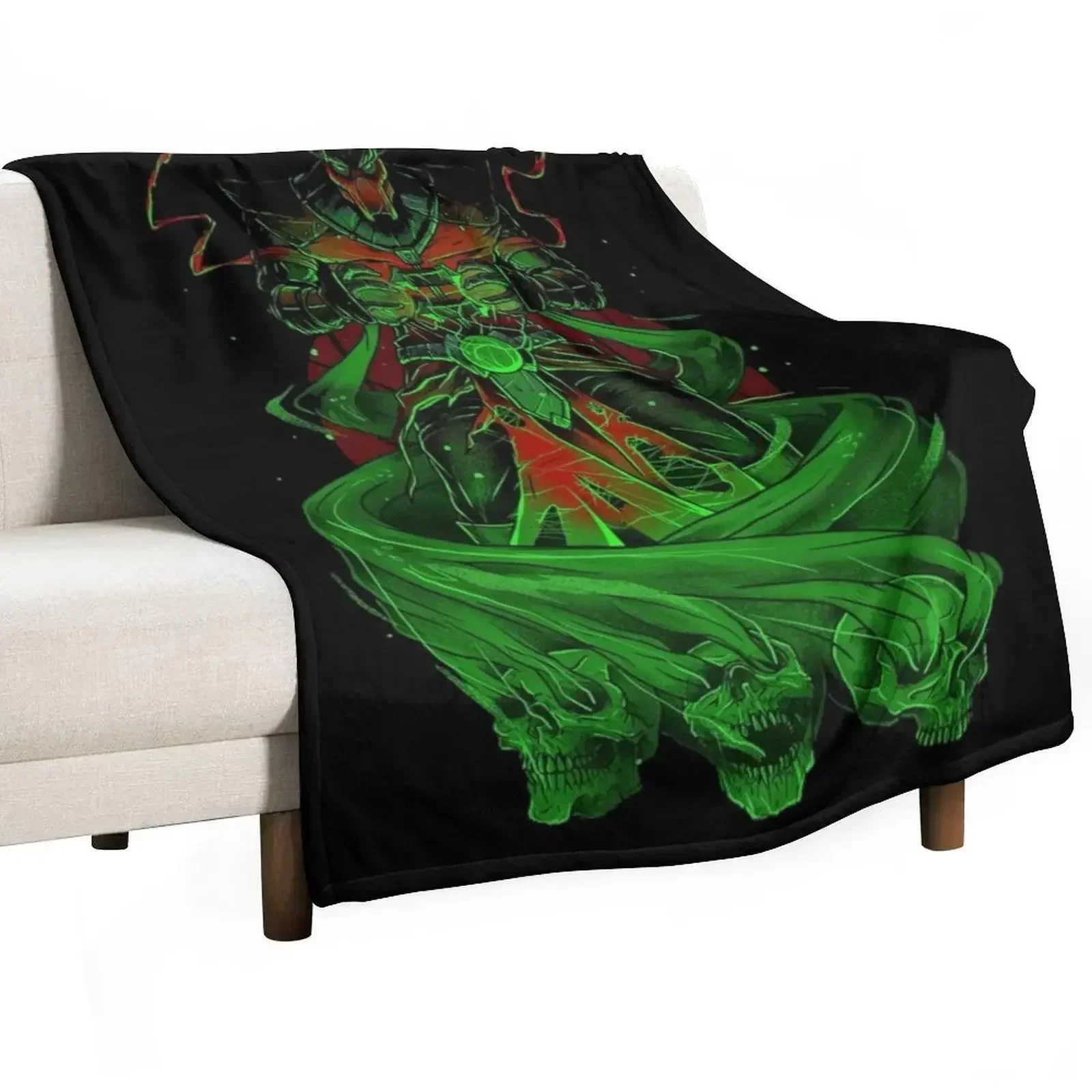 

Mortal Kombat Powerfull Ermac Throw Blanket Blankets Sofas Of Decoration anime warm for winter Soft Beds Blankets