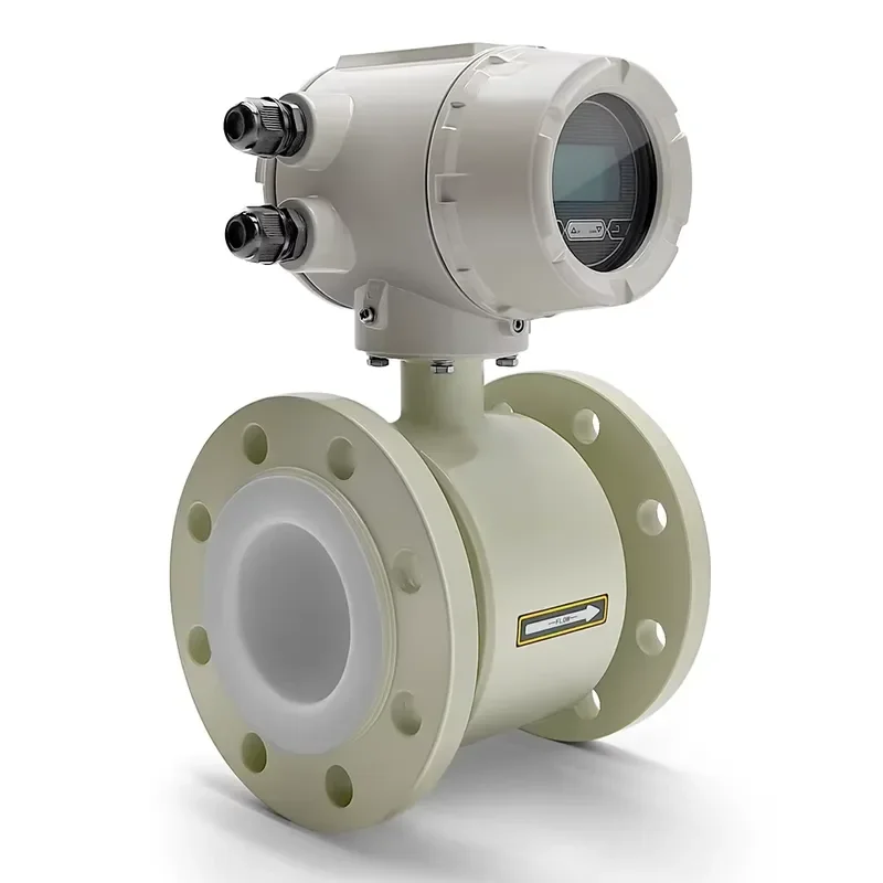 RS485 Modbus Digital Display Flow Sensor for Seawater and River Water Flow Meter with Pulse Output