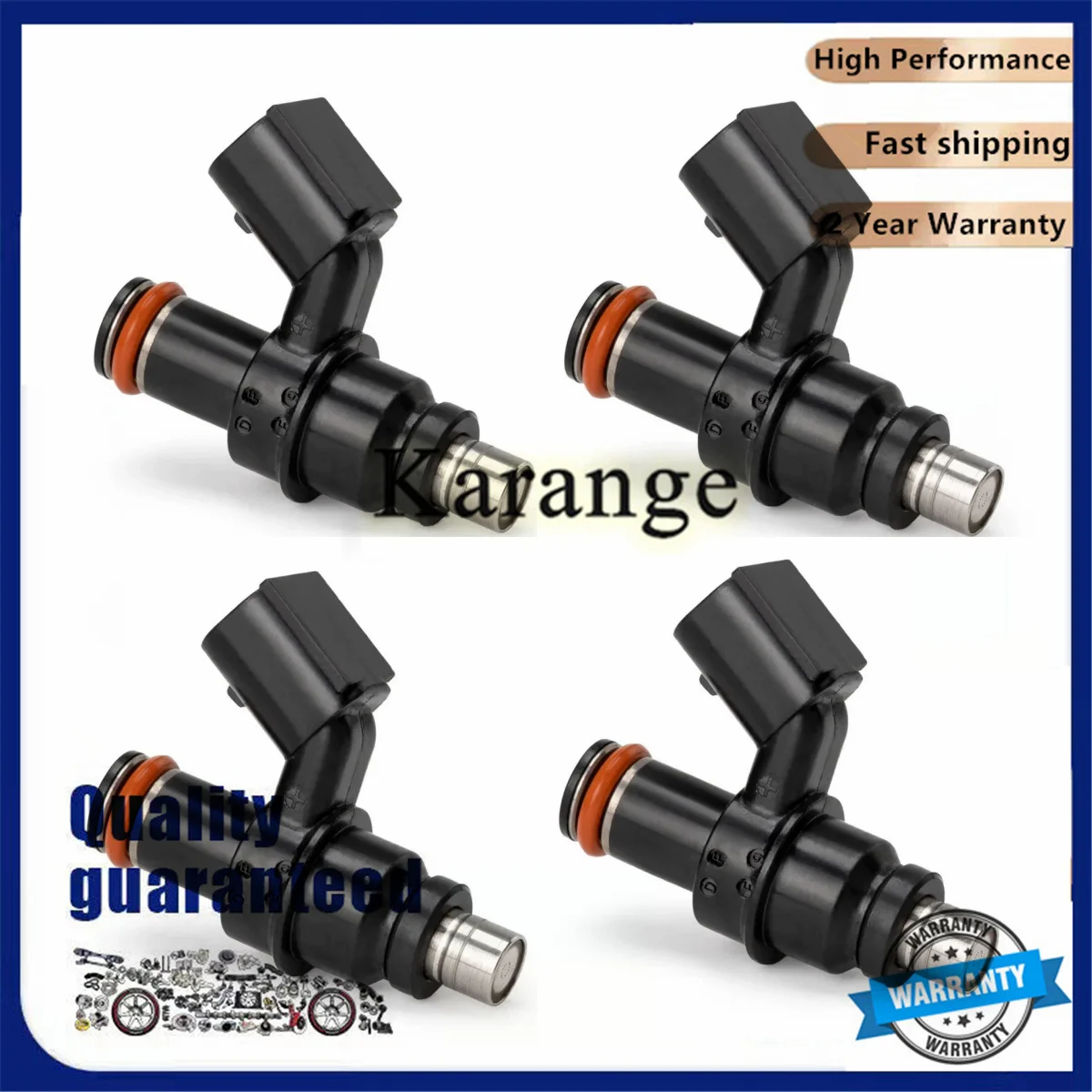 

15710-21H00 1571021H00 4PCS Fuel Injectors for Suzuki GSXR1000 2007 2008 K7