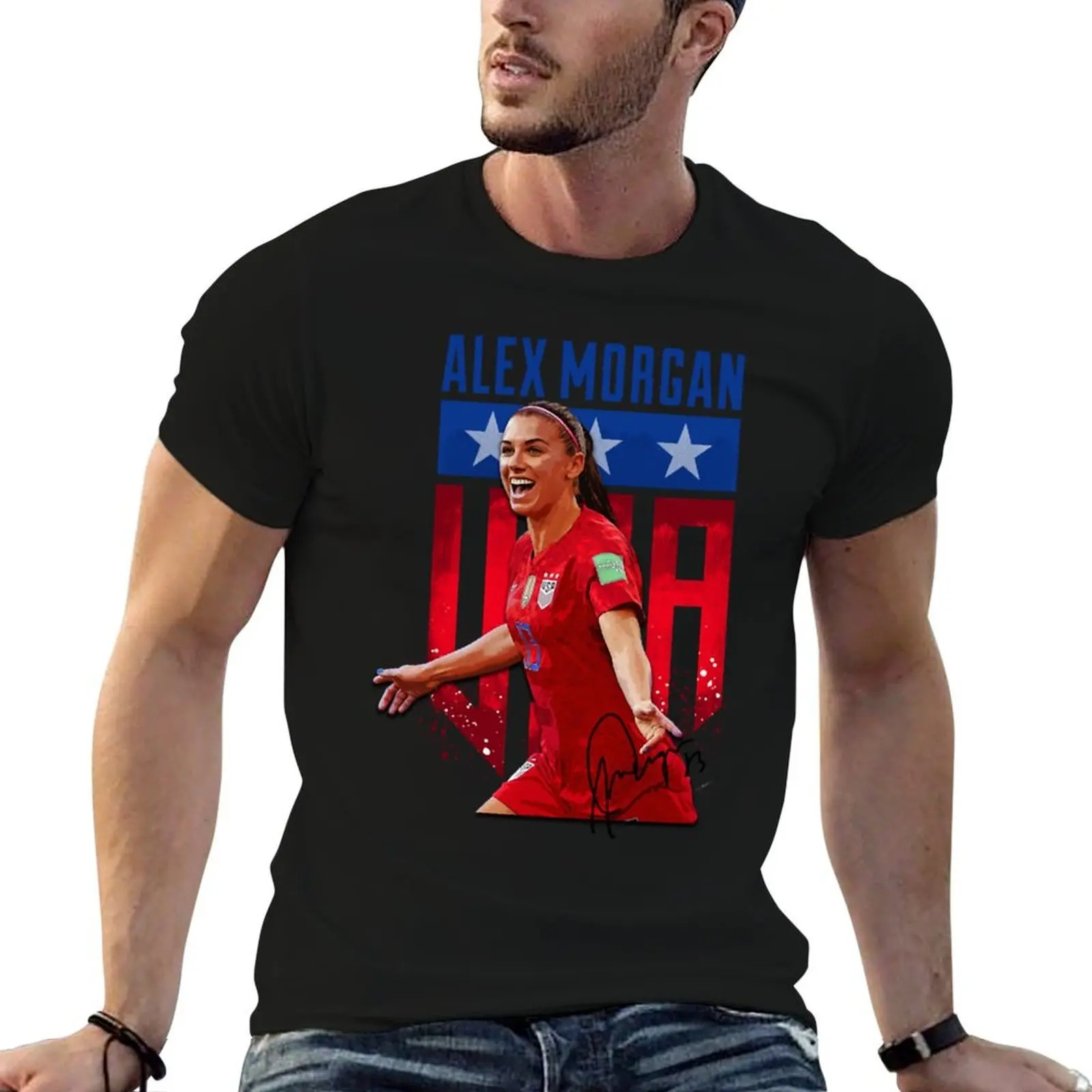 

Gifts For Men Alex Morgan Cool Graphic Gift T-Shirt man t shirt heavy cotton anime tshirt T-Shirt