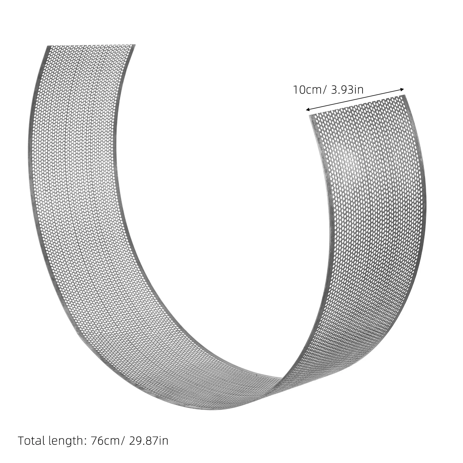 Small Household Grinder Steel Sieve Hole Diameter 2Mm Replacement Sifter Accessory for Rice Milling Machine Chicken Cattle Feed