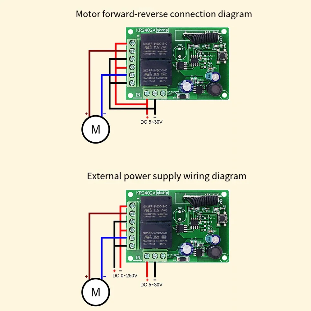 Control System For Car Accessories Control Switch 75*54*25mm DC5V-30V Input Voltage Extensive Application Versatility