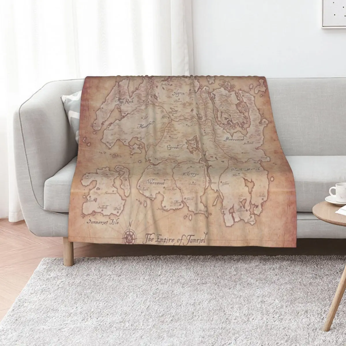 Tamriel Throw Blanket heavy to sleep Bed linens Warm Decorative Beds Sofa Throw Giant Sofa Blankets