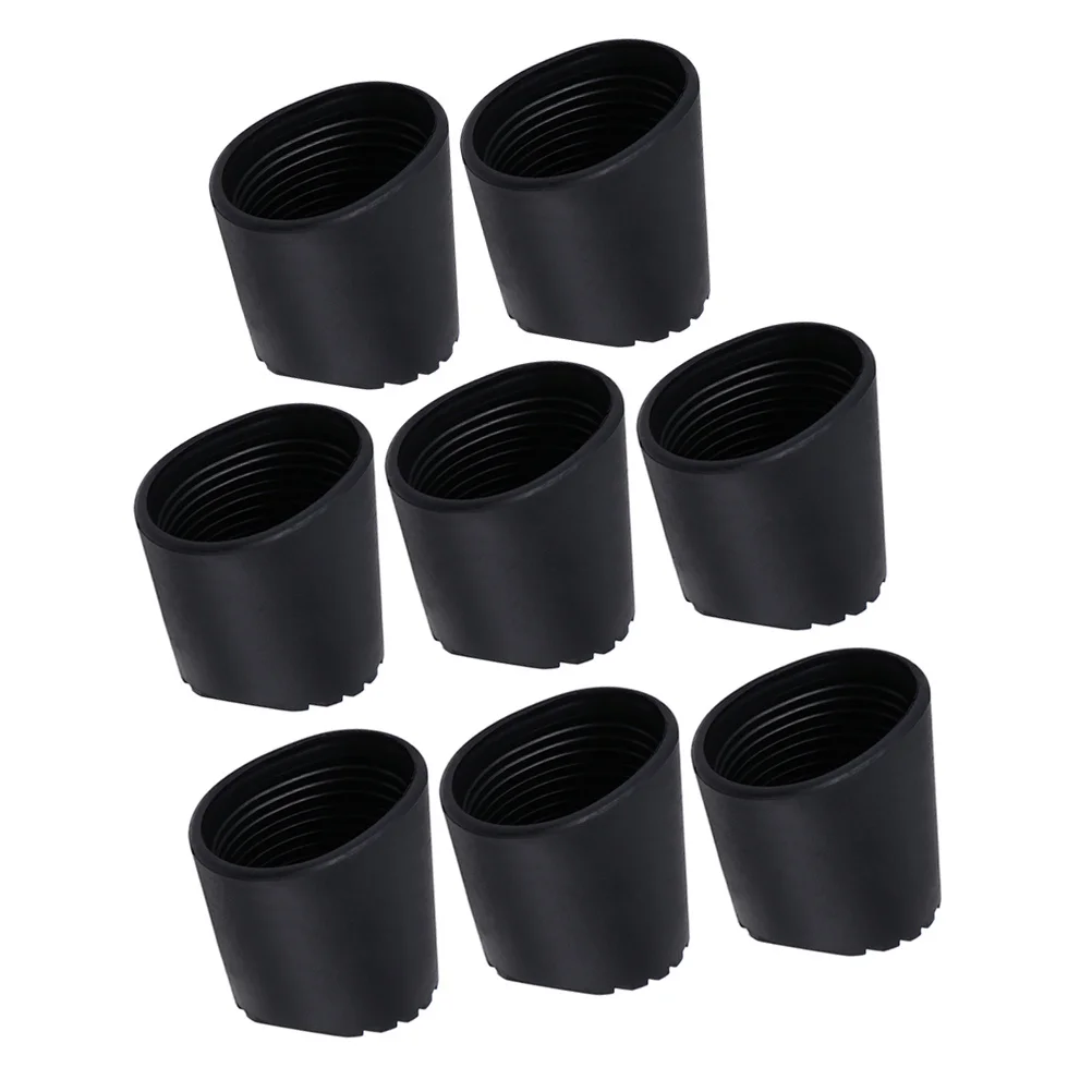 8Pcs Outdoor Folding Ladder Anti Slip Rubber Feet Covers Ladder Stabilizer Pads Replacement Protective Camping
