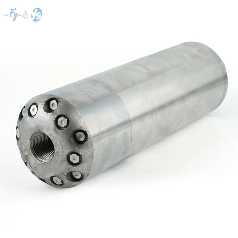 1'' Stainless Steel High Pressure Jet Nozzle Super Long Hole Design Sewer Drain Cleaning Nozzle For Clog Removal