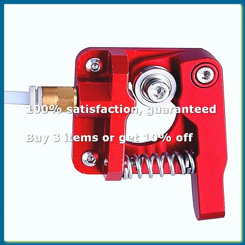 Upgraded MK8 Extruder Aluminum Drive Feed Replacement 3D Printer Extruders Kit for -10,-10S,-10 S4,RepRap Prusa
