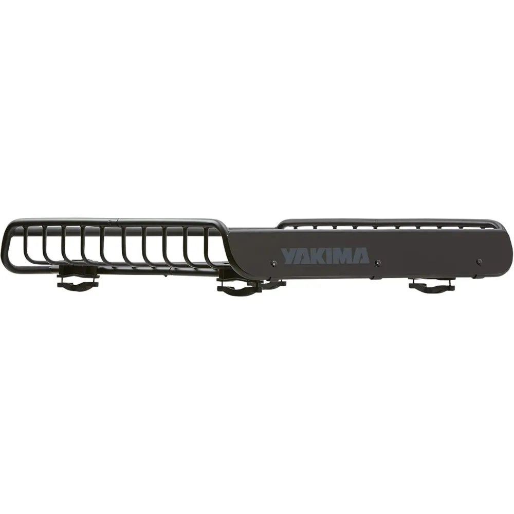 

LoadWarrior Medium Sized Heavy Duty Steel Cargo Basket Roof Rack with Universal Mounting Hardware for All StreamLine Crossbars