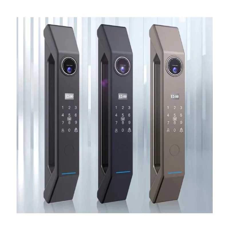 

WiFi Control Smart Sliding Lock Doorlock APP Automatic 3D Face Fingerprint/Vein Intercom Cat Eye Door Camera Intercom System