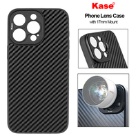Kase Phone Lens Case Holder with 17mm Thread Mount for iPhone 13 14 15 Pro Max and M17 External Phone Lens