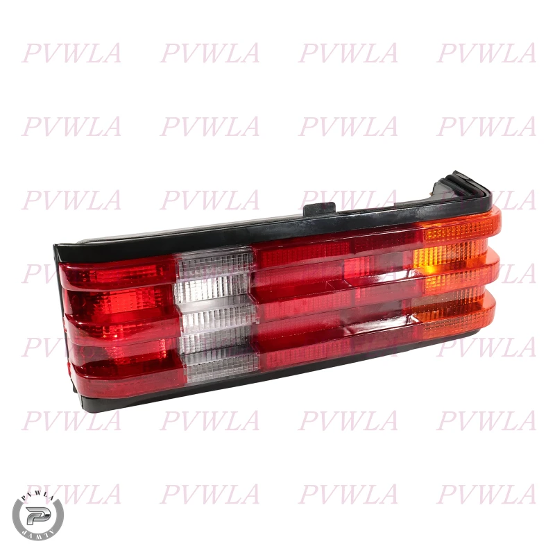 الذيل ضوء لا لمبات لبنز W201 190E 1982 1983 1984 1985 1986 1987 1988 1989 1990-1993 سيارة الخلفية مصباح مكبح عكس وقف الضوء #5