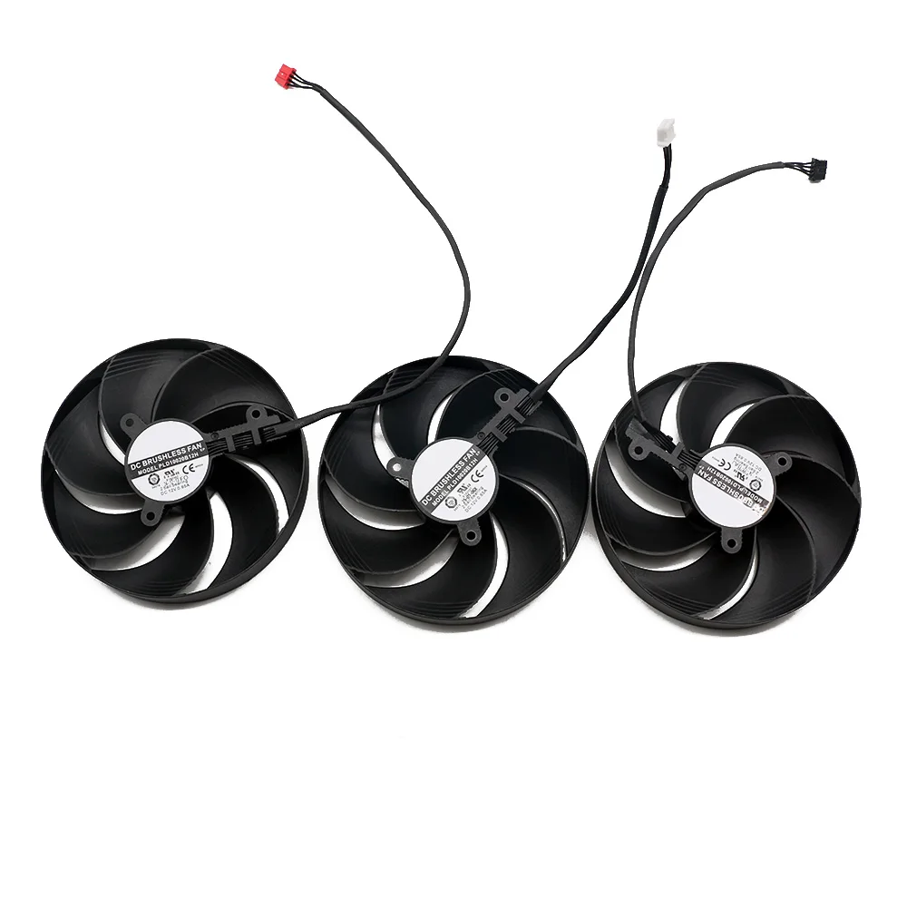 Вентилятор видеокарты RTX5080 RTX5090 Вентиляторы графического процессора PLD10020B12H DC12V 0,65A 4Pin для MSI GeForce RTX 5070 Ti 5080 5090 SUPRIM OC
