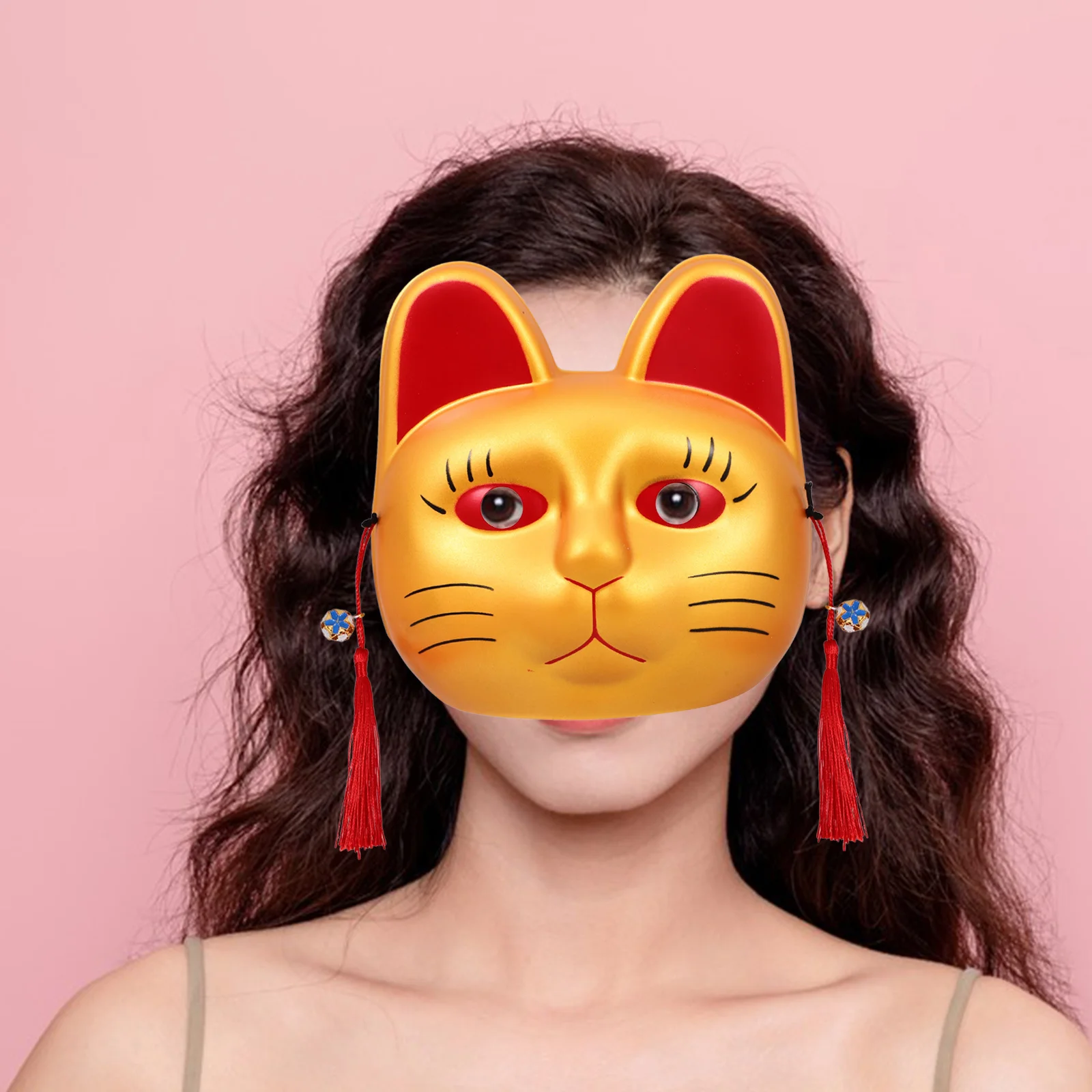 

Cat Mask Halloween Party Supplies Exquisite Animal Masks for Adults Kids Role Play Dance Performance Gift