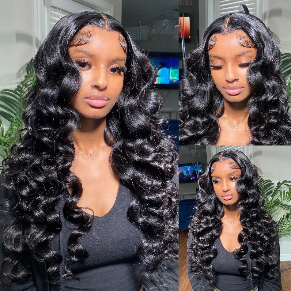 Poker Face 30 Inch Brazilian Human Hair Weave Loose Deep Wave 3 4 Bundles Raw Virgin Hair Extensions Unprocessed Bundles Deal