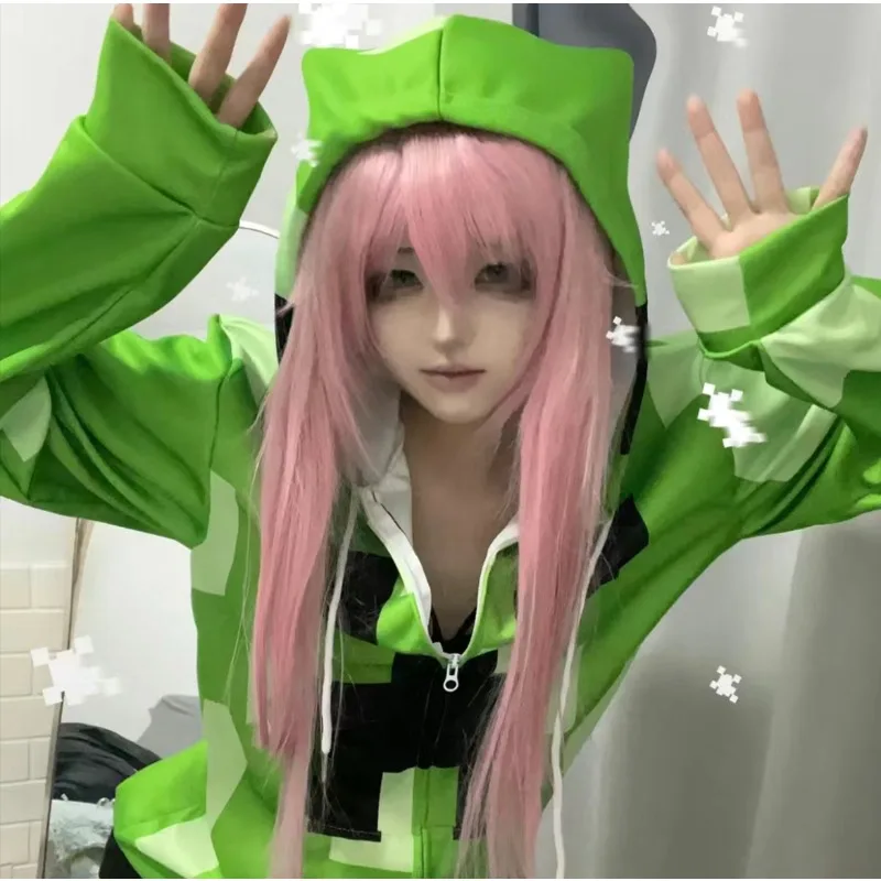 أزياء تنكرية للعبة معطف أخضر ملابس لطيفة ملابس نسائية بدلات يومية ملابس للعطلات معاطف الهالوين فستان حفلات الكرنفال