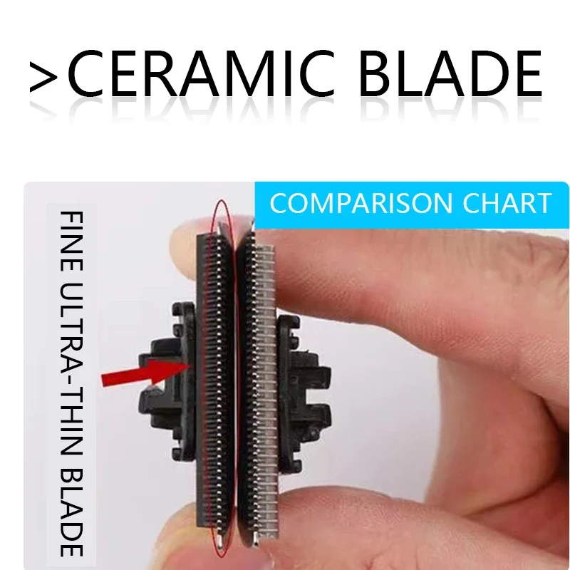 Kemei-cortadora de pelo inalámbrica 2299 para Barbero, 0mm, Zero Gapped, cortadora de tallado, depiladora, máquina de corte de acabado eléctrica