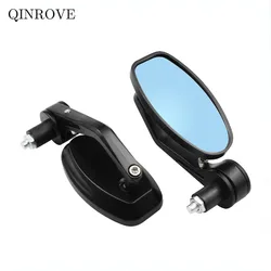 7/8'' bar End Mirror Motorcycle Aluminum Alloy Rearview Mirror For Benelli TRK 502X TNT 125 899 Leoncion 250 500 Zontes G1 350R
