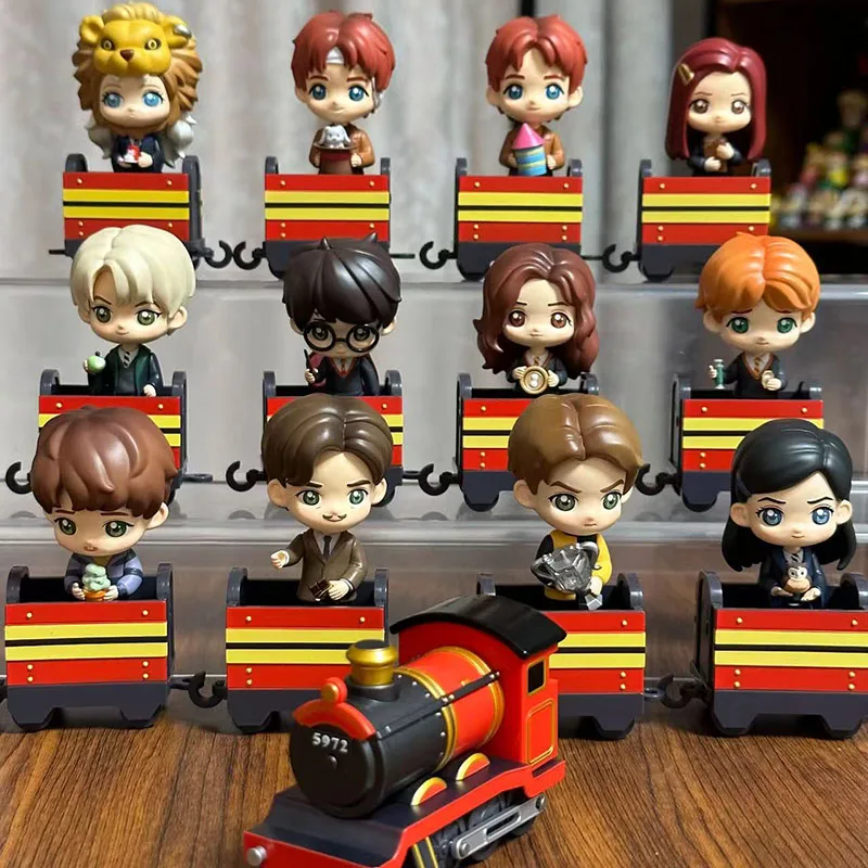 Harry Potter Heading to Hogwarts Series 100% Caja ciega original Juguetes Guess Bag Caja misteriosa Mistery Caixa Figura de acción Surpresa