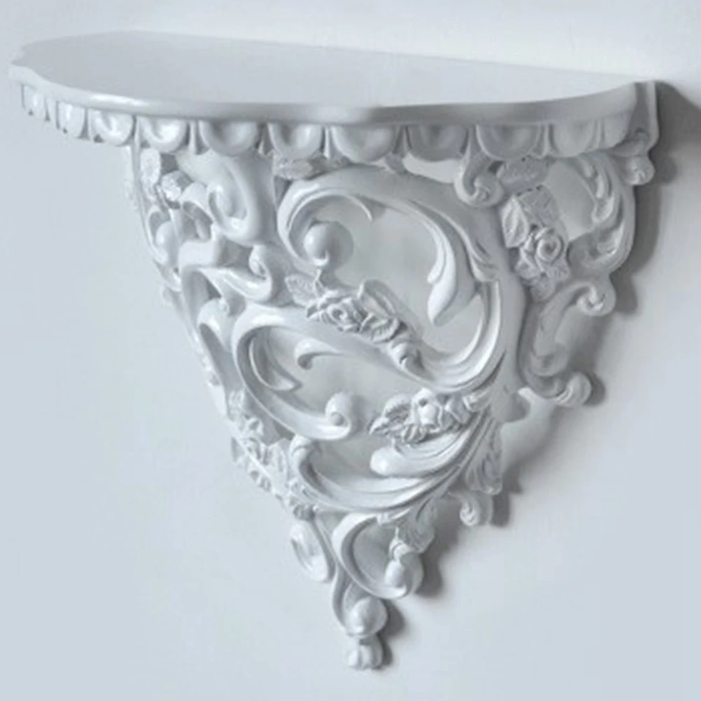 

ABWR-Декоративные полки в стиле барокко для гостиной, настенная стойка для хранения цветов, европейский стиль, декор для дома, кафе