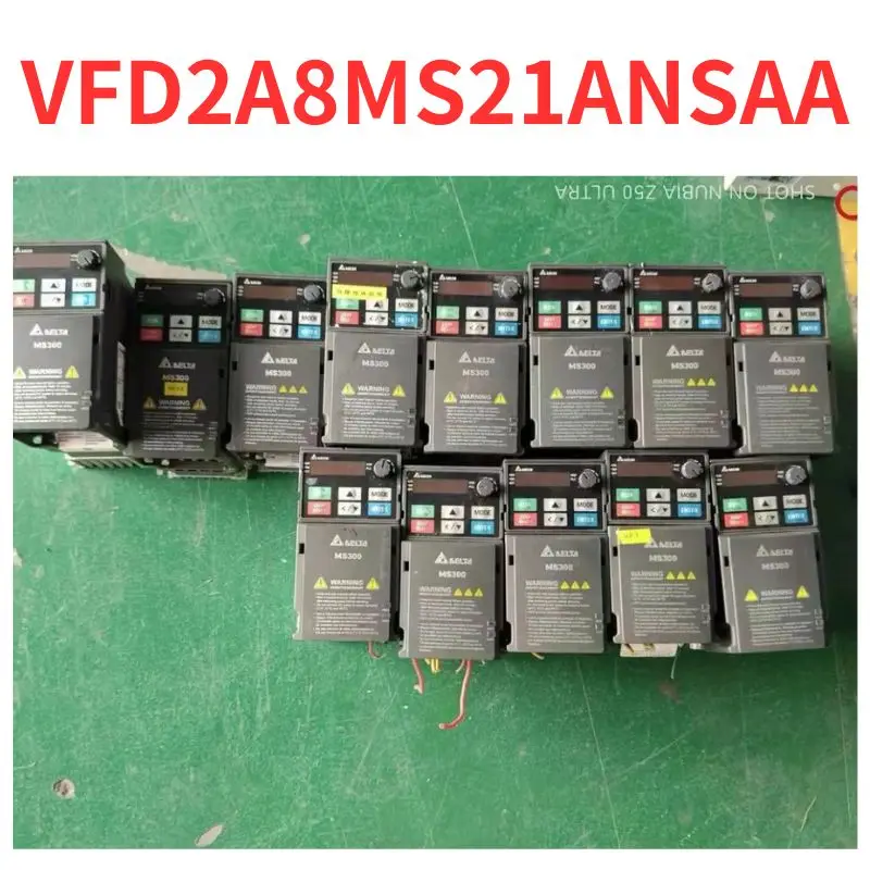 Second-hand  VFD2A8MS21ANSAA  inverter    test  OK     Fast Shipping